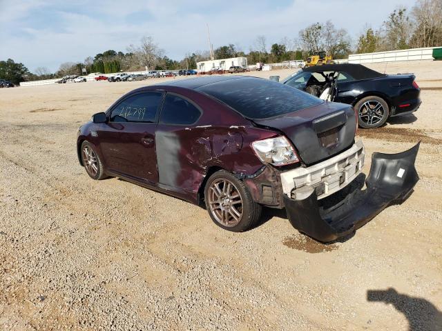JTKDE177370195414 - 2007 TOYOTA SCION TC 勃艮第红 照片 2