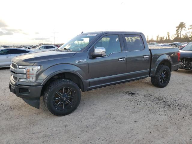 1FTEW1C57JFC70827 - 2018 FORD F150 SUPERCREW GRAY photo 1