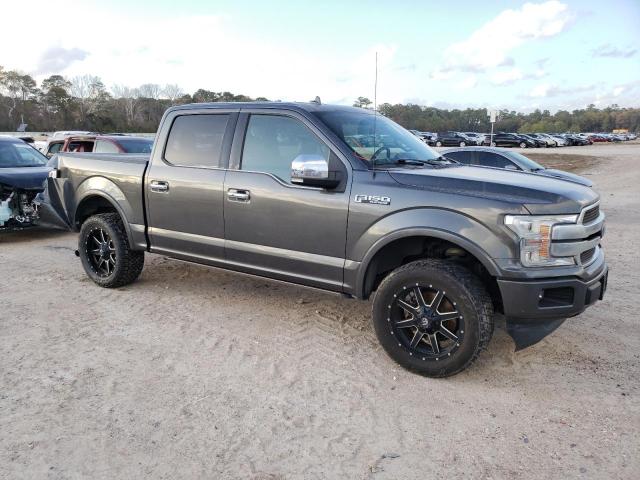 1FTEW1C57JFC70827 - 2018 FORD F150 SUPERCREW GRAY photo 4