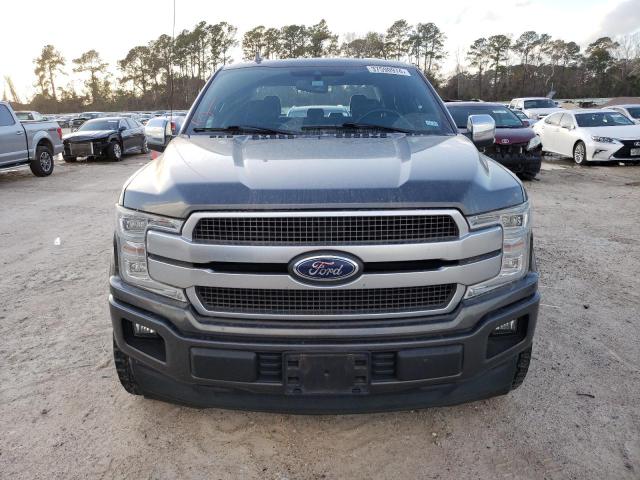 1FTEW1C57JFC70827 - 2018 FORD F150 SUPERCREW GRAY photo 5