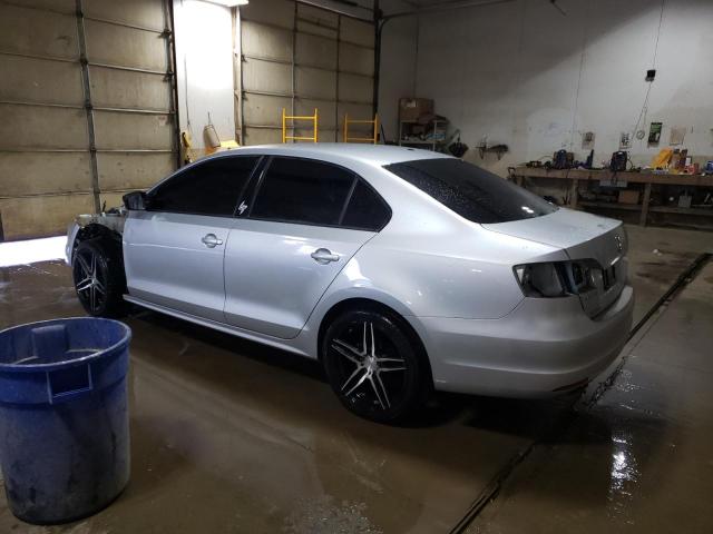 3VW2K7AJ8DM355341 - 2013 VOLKSWAGEN JETTA BASE Արծաթագույն լուսանկար 2