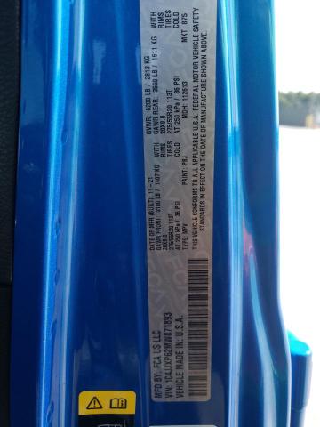 1C4JJXP62MW871893 - 2021 JEEP WRANGLER U SAHARA 4XE BLUE photo 13