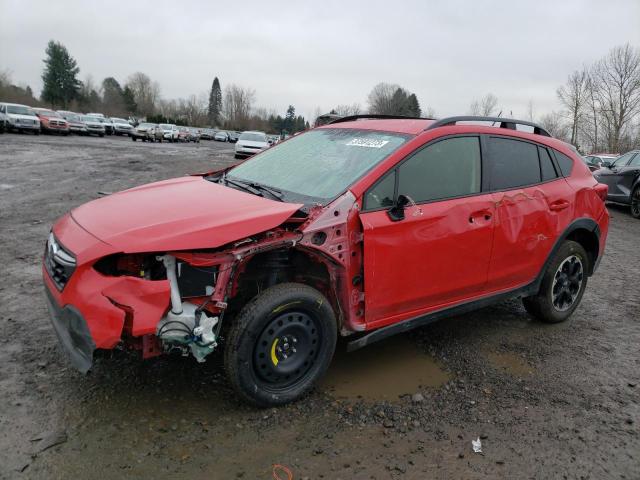 JF2GTABC0M8330247 - 2021 SUBARU CROSSTREK RED photo 1