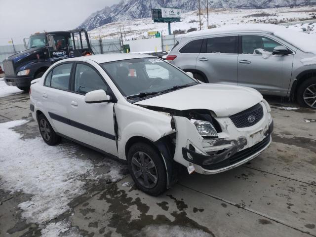 KNADE223596444178 - 2009 KIA RIO BASE WHITE photo 4