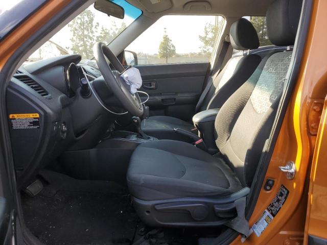 KNDJT2A28B7242648 - 2011 KIA SOUL + ORANGE photo 7