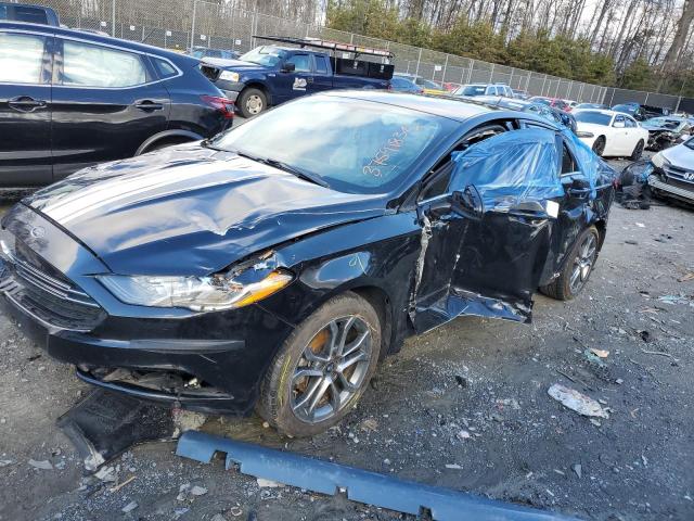 3FA6P0HD6HR321085 - 2017 FORD FUSION SE BLACK photo 1