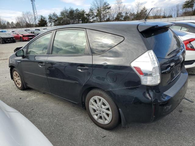 JTDZN3EU8D3192813 - 2013 TOYOTA PRIUS V BLACK photo 2