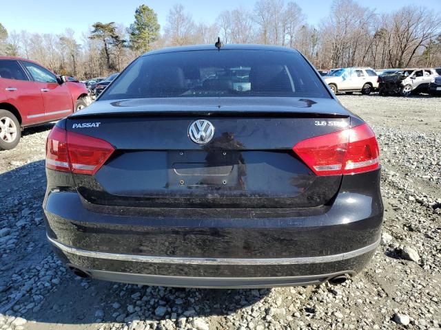 1VWCM7A36DC113763 - 2013 VOLKSWAGEN PASSAT SEL BLACK photo 6