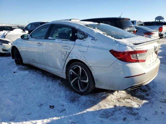 1HGCV2F37MA033770 - 2021 HONDA ACCORD SPORT WHITE photo 2