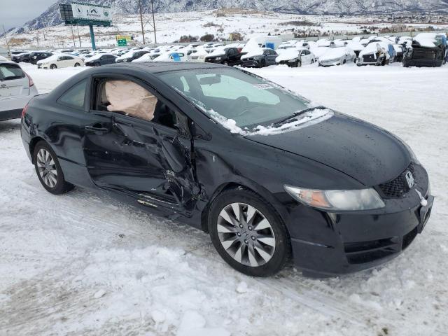 2HGFG12809H536309 - 2009 HONDA CIVIC EX BLACK photo 4