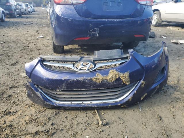 5NPDH4AEXDH438173 - 2013 HYUNDAI ELANTRA GLS BLUE photo 12