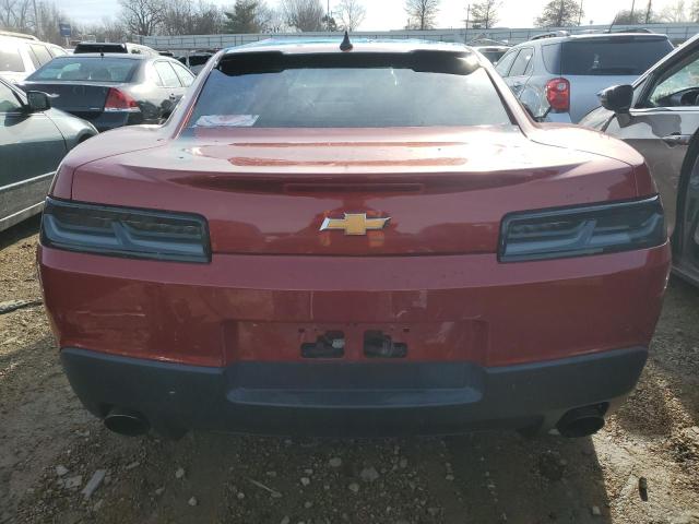 2G1FC1E30E9149895 - 2014 CHEVROLET CAMARO LT RED photo 6