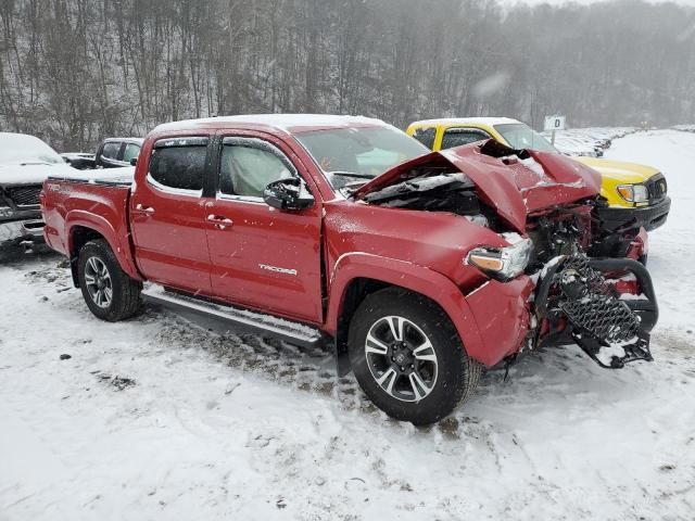 5TFCZ5AN2JX139517 - 2018 TOYOTA TACOMA DOUBLE CAB RED photo 4