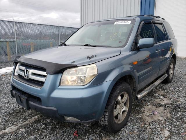 5FNYF18688B502851 - 2008 HONDA PILOT EXL GRAY photo 2