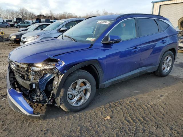 5NMJB3AEXNH002565 - 2022 HYUNDAI TUCSON SEL BLUE photo 1