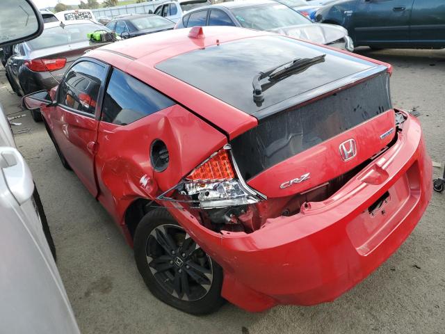 JHMZF1D47FS001313 - 2015 HONDA CR-Z RED photo 2