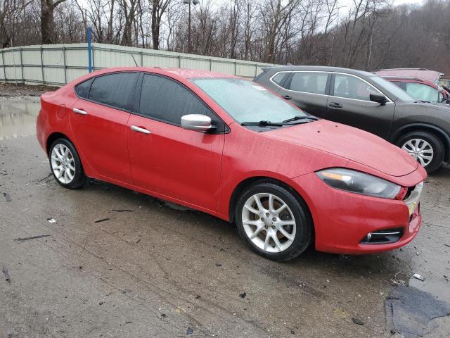 1C3CDFBH1DD648893 - 2013 DODGE DART SXT RED photo 4