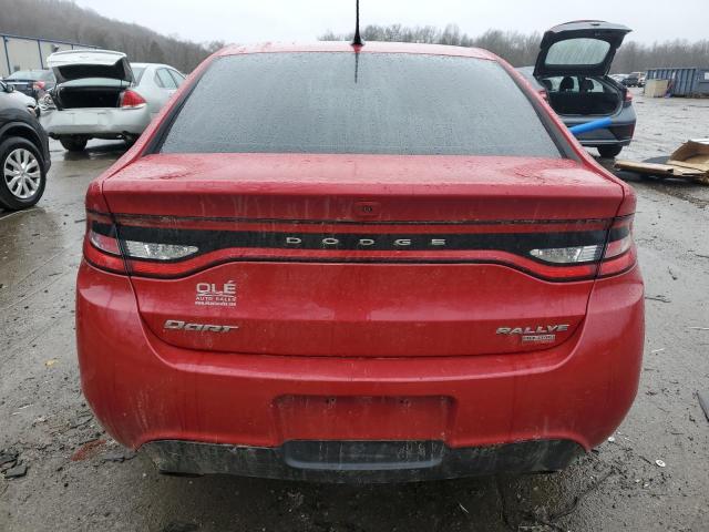 1C3CDFBH1DD648893 - 2013 DODGE DART SXT RED photo 6