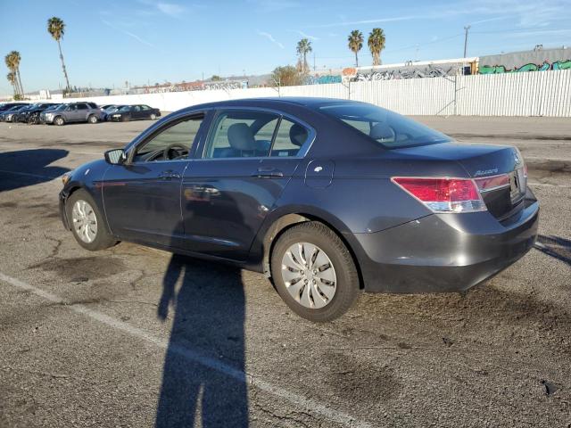 1HGCP2F30CA207865 - 2012 HONDA ACCORD LX GRAY photo 2