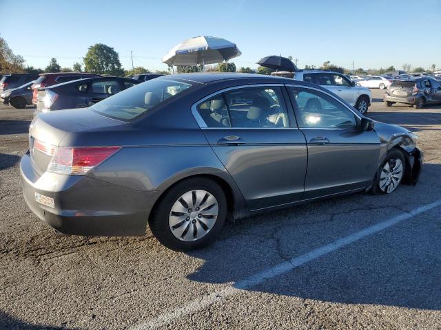 1HGCP2F30CA207865 - 2012 HONDA ACCORD LX GRAY photo 3