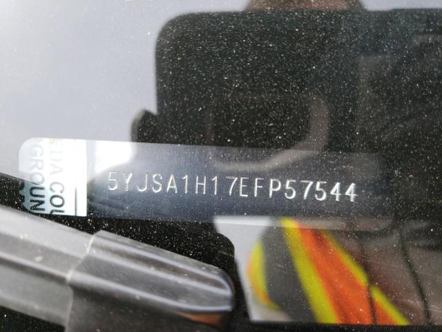5YJSA1H17EFP57544 - 2014 TESLA MODEL S Մոխրագույն լուսանկար 12