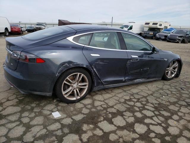 5YJSA1H17EFP57544 - 2014 TESLA MODEL S Մոխրագույն լուսանկար 3
