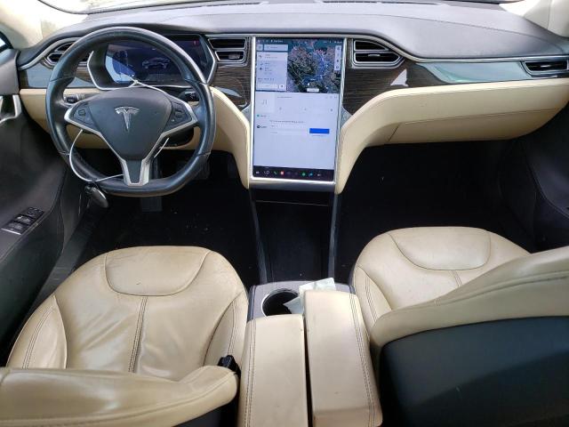5YJSA1H17EFP57544 - 2014 TESLA MODEL S Մոխրագույն լուսանկար 8