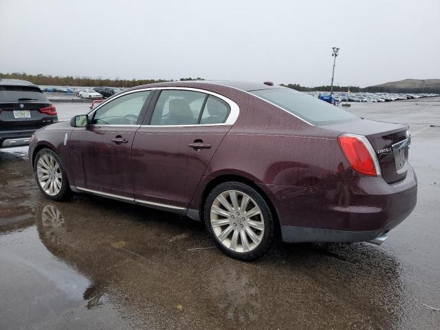 1LNHL9DR8BG608457 - 2011 LINCOLN MKS MAROON photo 2