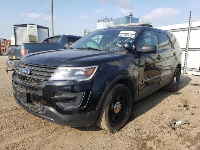 1FM5K8AR3JGA37429 - 2018 FORD EXPLORER POLICE INTERCEPTOR BLACK photo 1