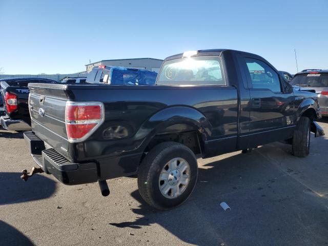 1FTMF1EF5CKD88998 - 2012 FORD F150 BLACK photo 3