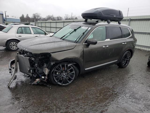 5XYP5DHC8LG046034 - 2020 KIA TELLURIDE SX BROWN photo 1