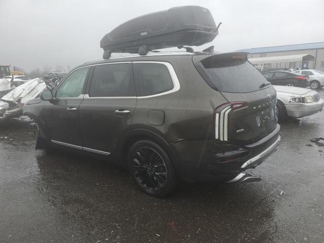 5XYP5DHC8LG046034 - 2020 KIA TELLURIDE SX BROWN photo 2