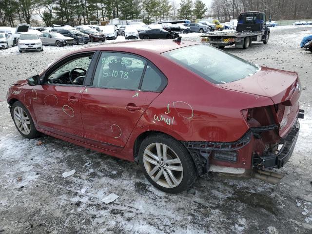 3VWL17AJXHM391044 - 2017 VOLKSWAGEN JETTA SEL BURGUNDY photo 2