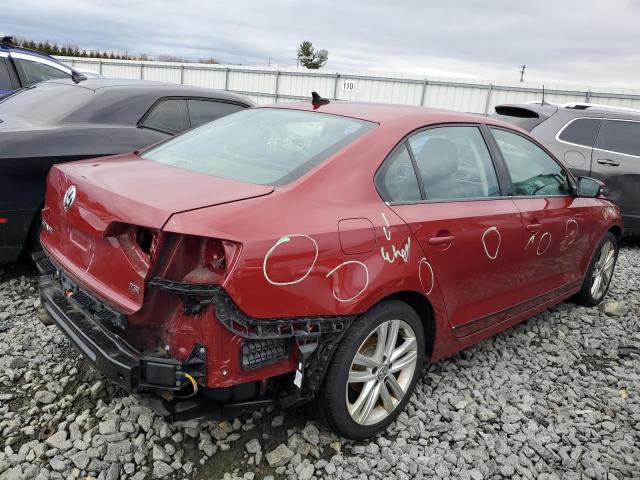 3VWL17AJXHM391044 - 2017 VOLKSWAGEN JETTA SEL BURGUNDY photo 3