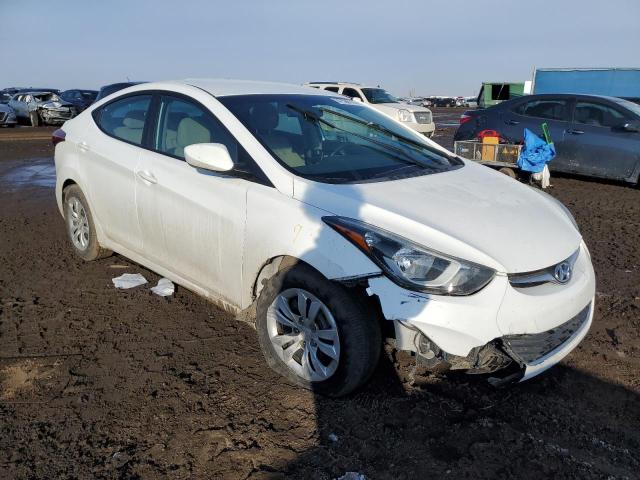 5NPDH4AEXEH476164 - 2014 HYUNDAI ELANTRA SE WHITE photo 4