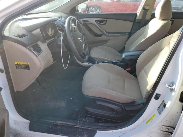 5NPDH4AEXEH476164 - 2014 HYUNDAI ELANTRA SE WHITE photo 7