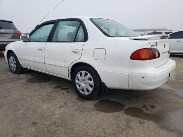 2T1BR12E01C512474 - 2001 TOYOTA COROLLA CE WHITE photo 2