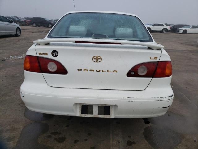 2T1BR12E01C512474 - 2001 TOYOTA COROLLA CE WHITE photo 6