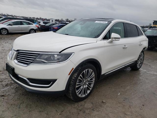 2LMTJ6LR6GBL31777 - 2016 LINCOLN MKX RESERVE WHITE photo 1