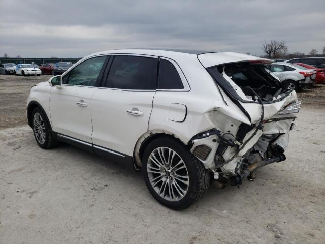 2LMTJ6LR6GBL31777 - 2016 LINCOLN MKX RESERVE WHITE photo 2