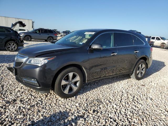 5FRYD3H23GB005668 - 2016 ACURA MDX CHARCOAL photo 1