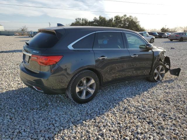 5FRYD3H23GB005668 - 2016 ACURA MDX CHARCOAL photo 3