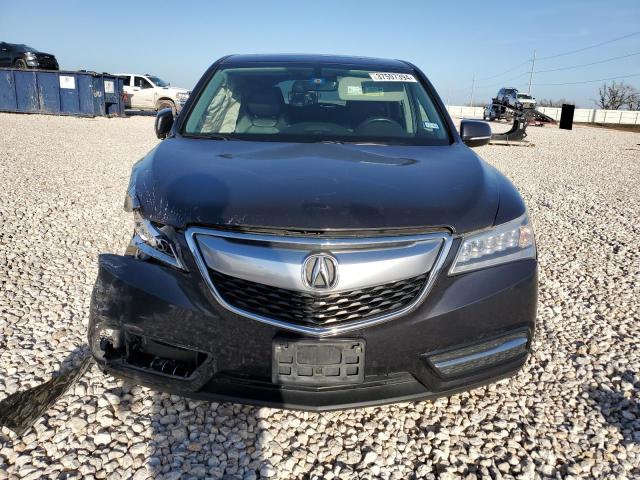 5FRYD3H23GB005668 - 2016 ACURA MDX CHARCOAL photo 5