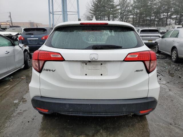 3CZRU6H32HM703146 - 2017 HONDA HR-V LX WHITE photo 6