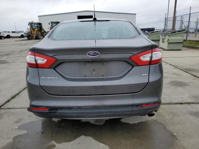 3FA6P0H72GR225916 - 2016 FORD FUSION SE GRAY photo 6