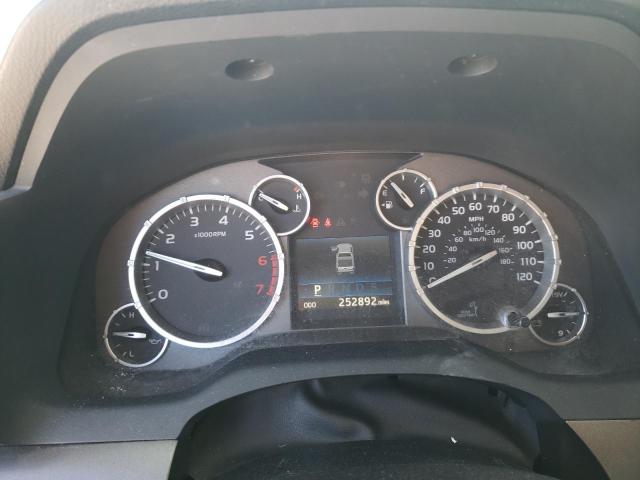 5TFRY5F14EX154271 - 2014 TOYOTA TUNDRA DOUBLE CAB SR/SR5 GRAY photo 9