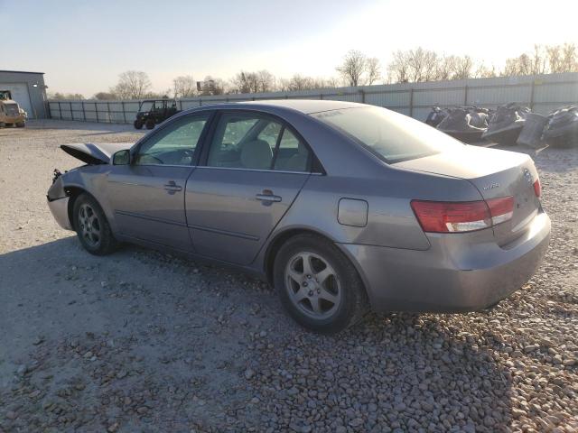 5NPEU46F76H124582 - 2006 HYUNDAI SONATA GLS GRAY photo 2