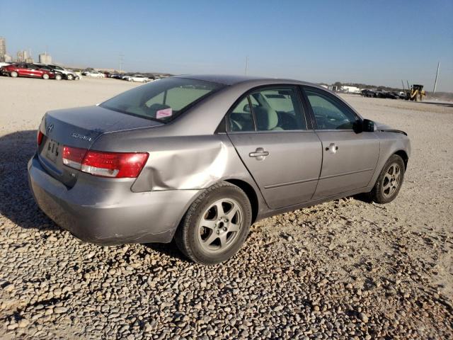 5NPEU46F76H124582 - 2006 HYUNDAI SONATA GLS GRAY photo 3