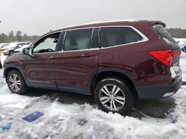 5FNYF6H59GB032963 - 2016 HONDA PILOT EXL MAROON photo 2