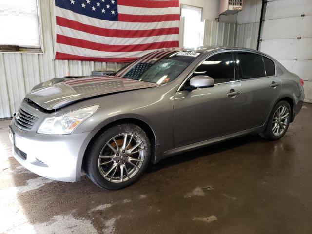 JNKBV61F88M266899 - 2008 INFINITI G35 GRAY photo 1